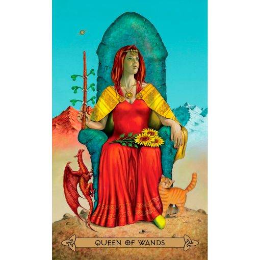 Celtic Tarot - Queen of Wands