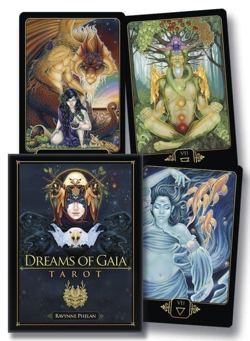 Dreams of Gaia Tarot Capa e Cartas