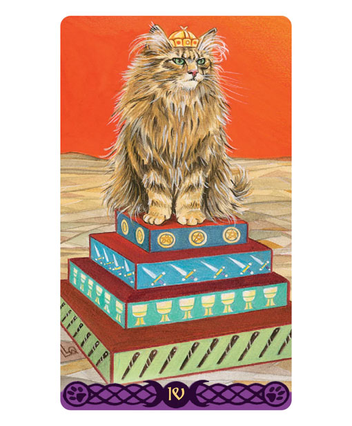Tarot of Pagan Cats Mini Deck (Tarô de Bolso) - Imagem 3