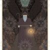Toalha Aveludada O Eremita - Coleção Tarot